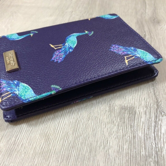 Kate Spade Peacock Party Passport Holder Cover - Picture 4 of 7